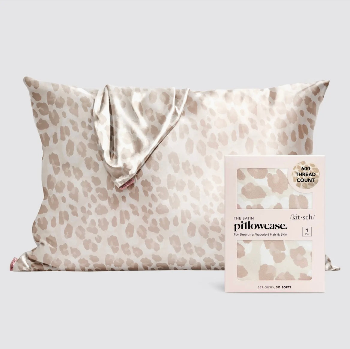 Satin Pillowcase Standard - Leopard